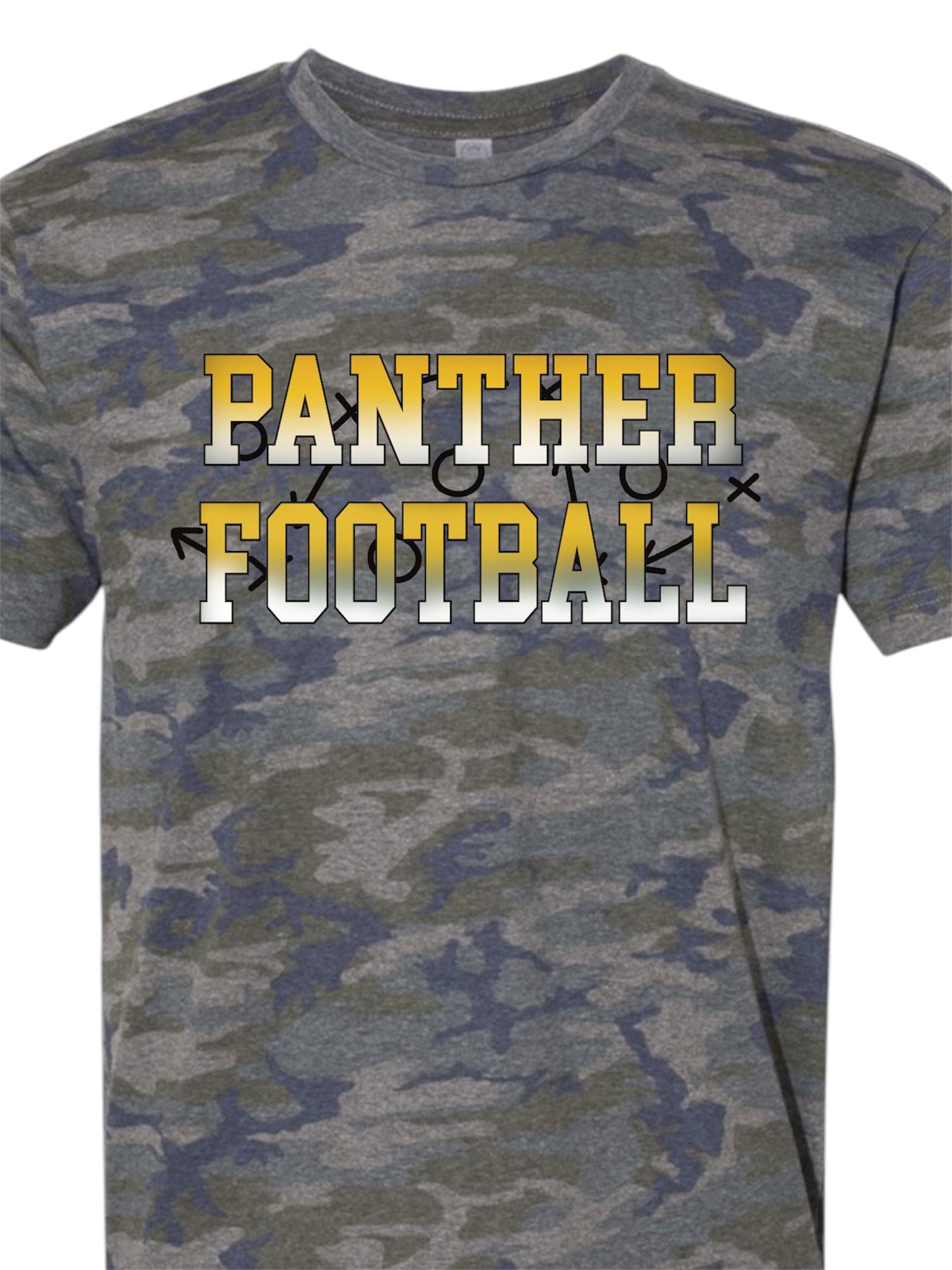 Camouflage Panther Plays Black