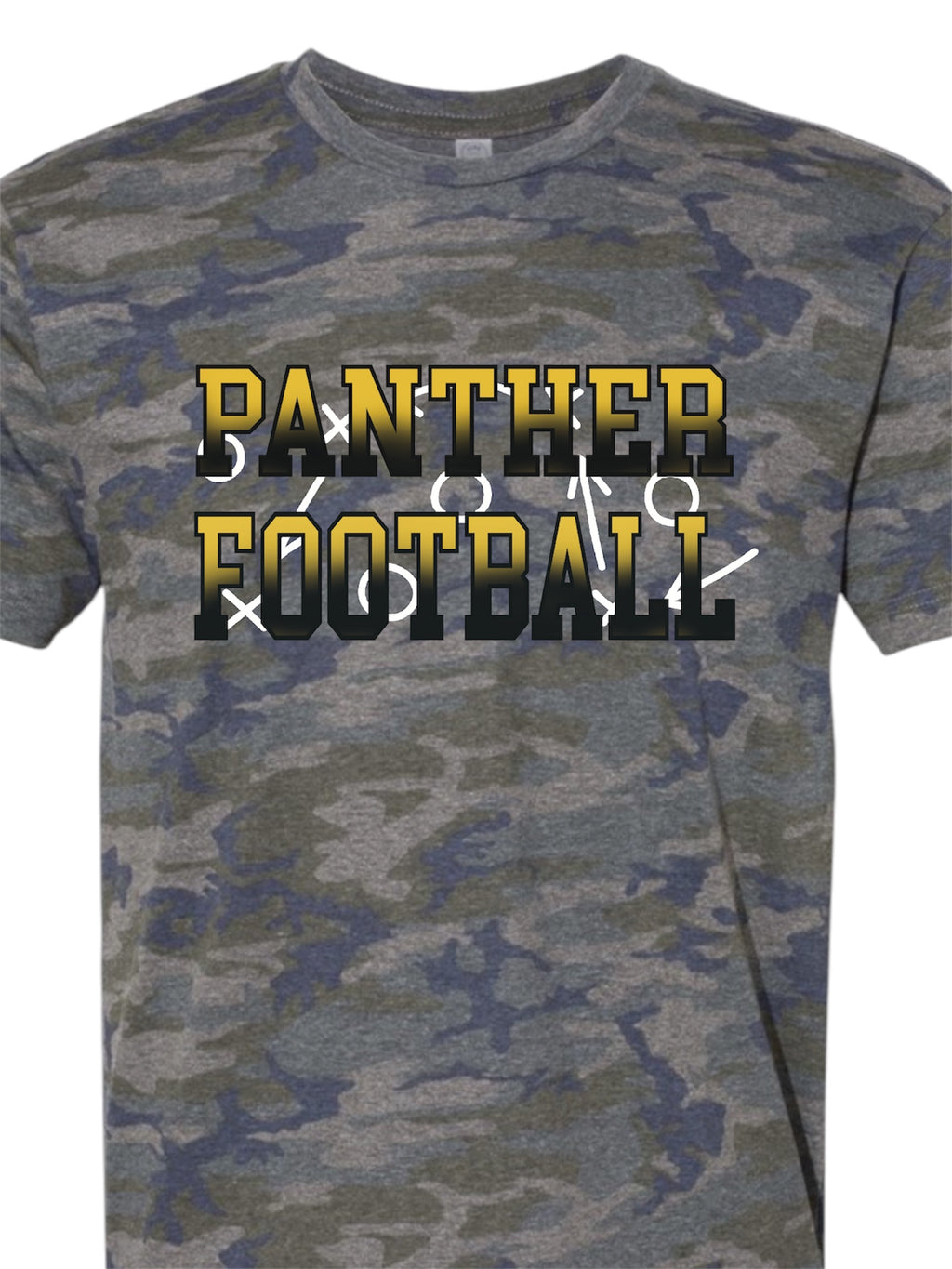 Camouflage Panther Plays Black