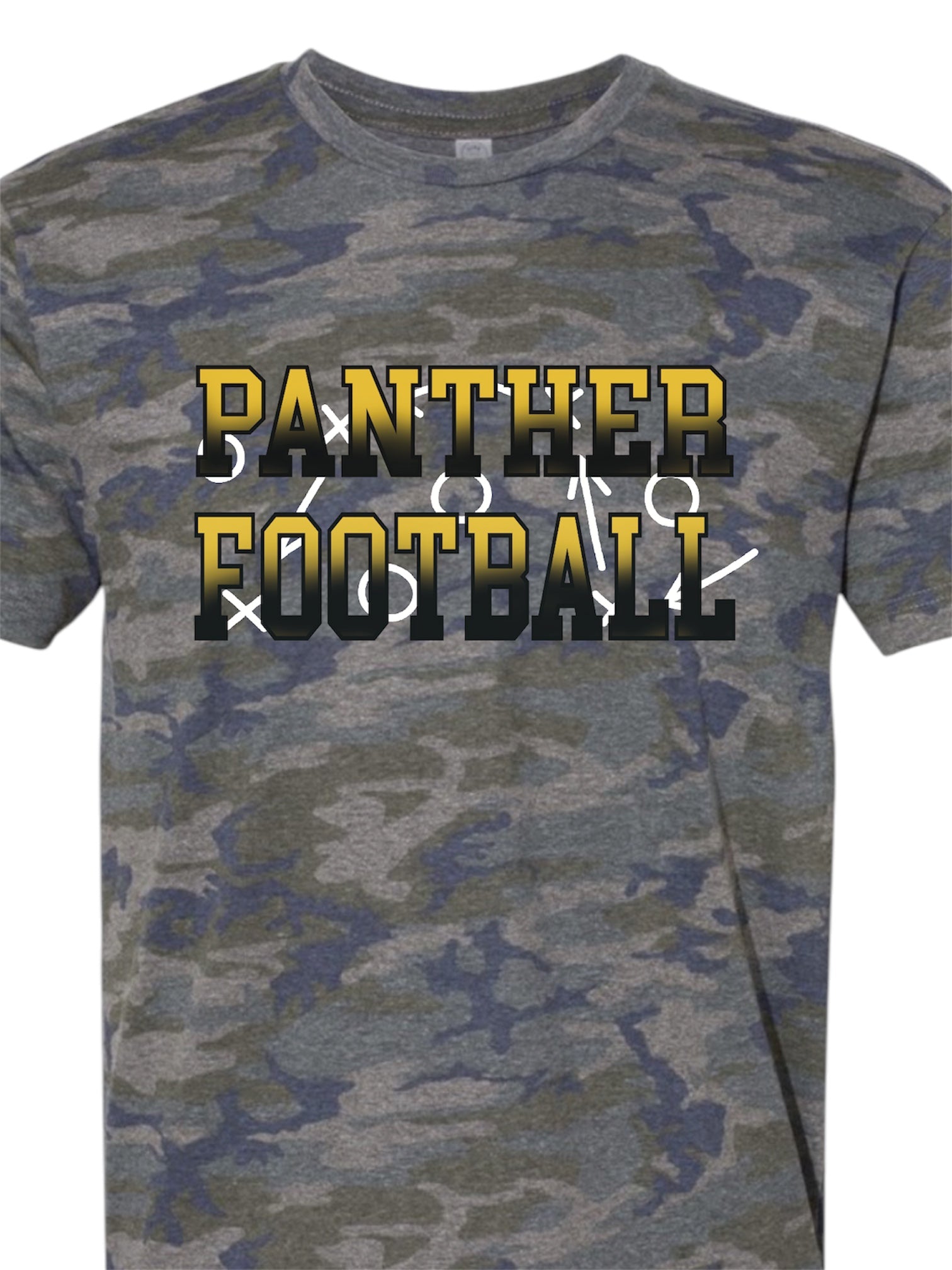 Camouflage Panther Plays Black